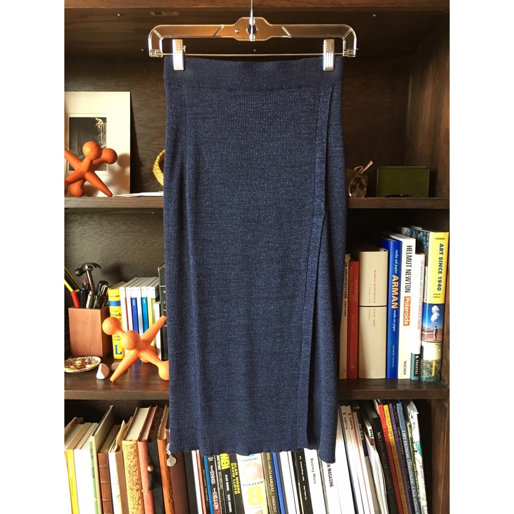 Knit pencil skirt from a Parisian boutique